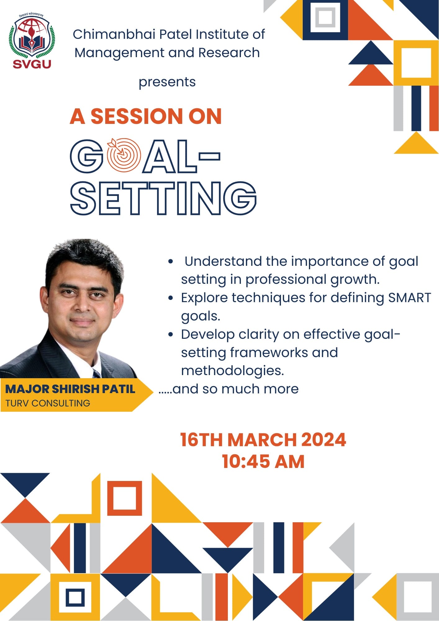 Expert talk on Goal setting