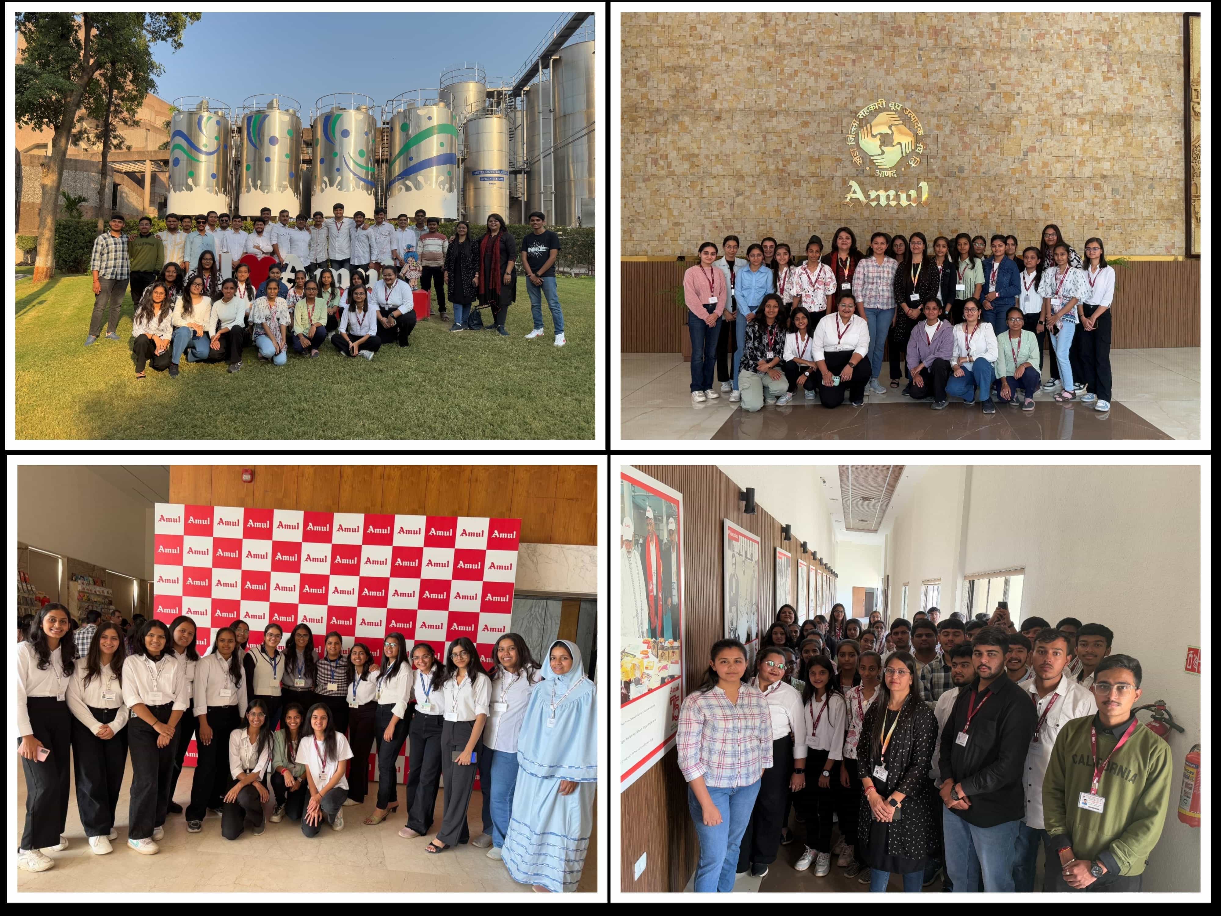 industrial visit to Amul - BBA Programme