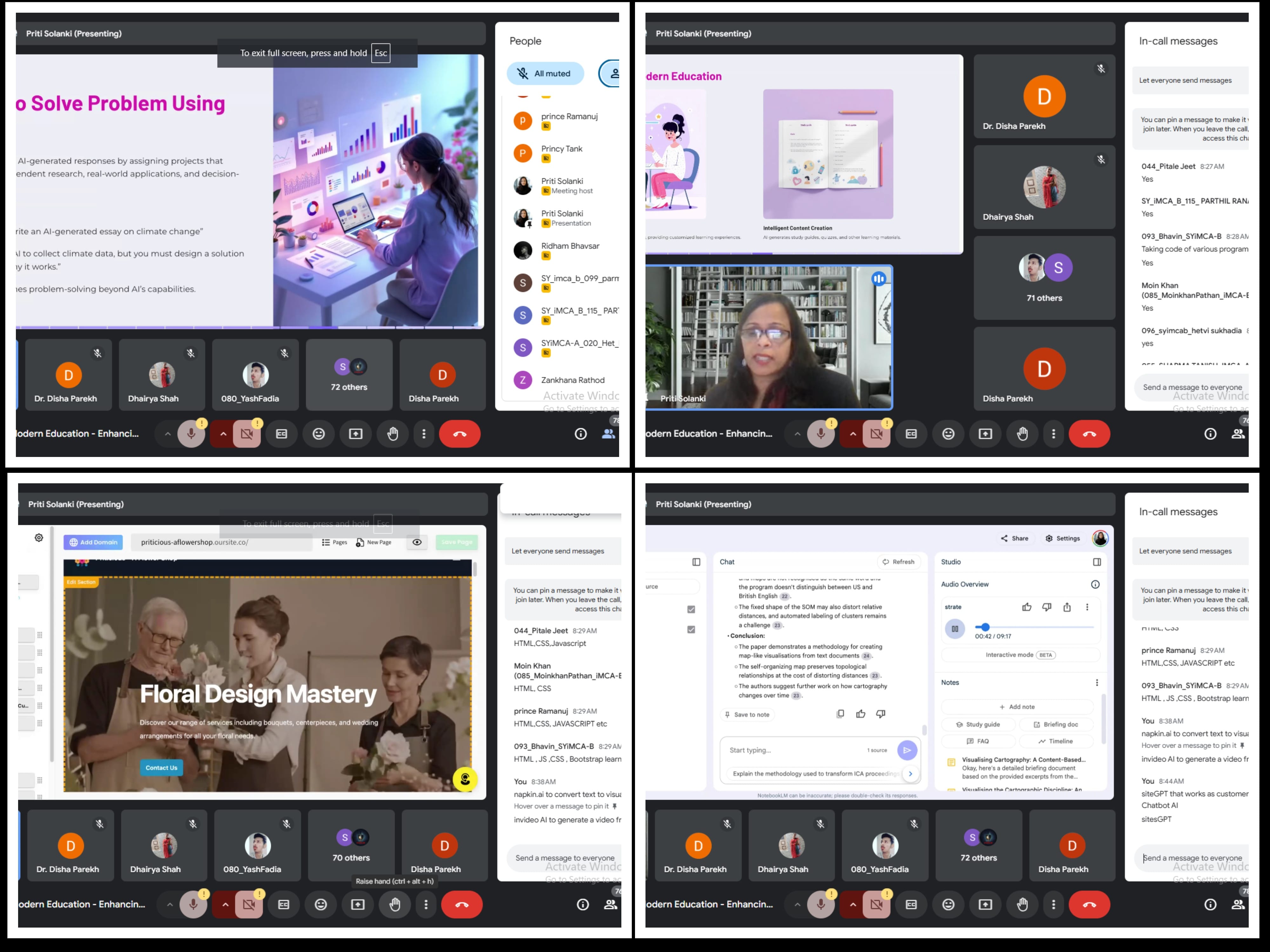Expert Session on AI in Modern Education - Enhancing Learning Experiences