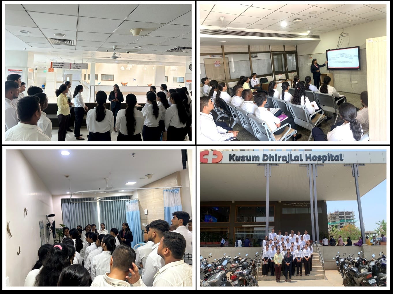 Hospital Visit by BBA-HHM Students