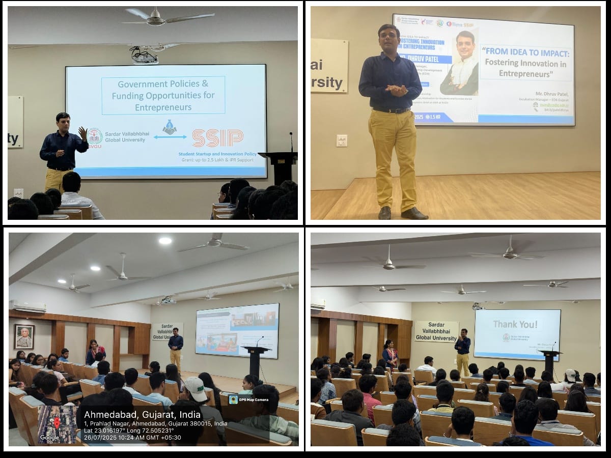 session on “From Idea to Impact: Fostering Innovation in Entrepreneurs.” Organised by IIC
