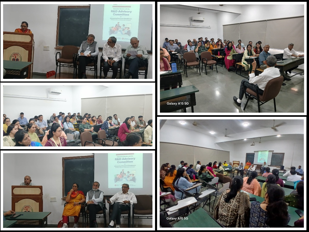 Research Guidance Session for SVGU Faulties