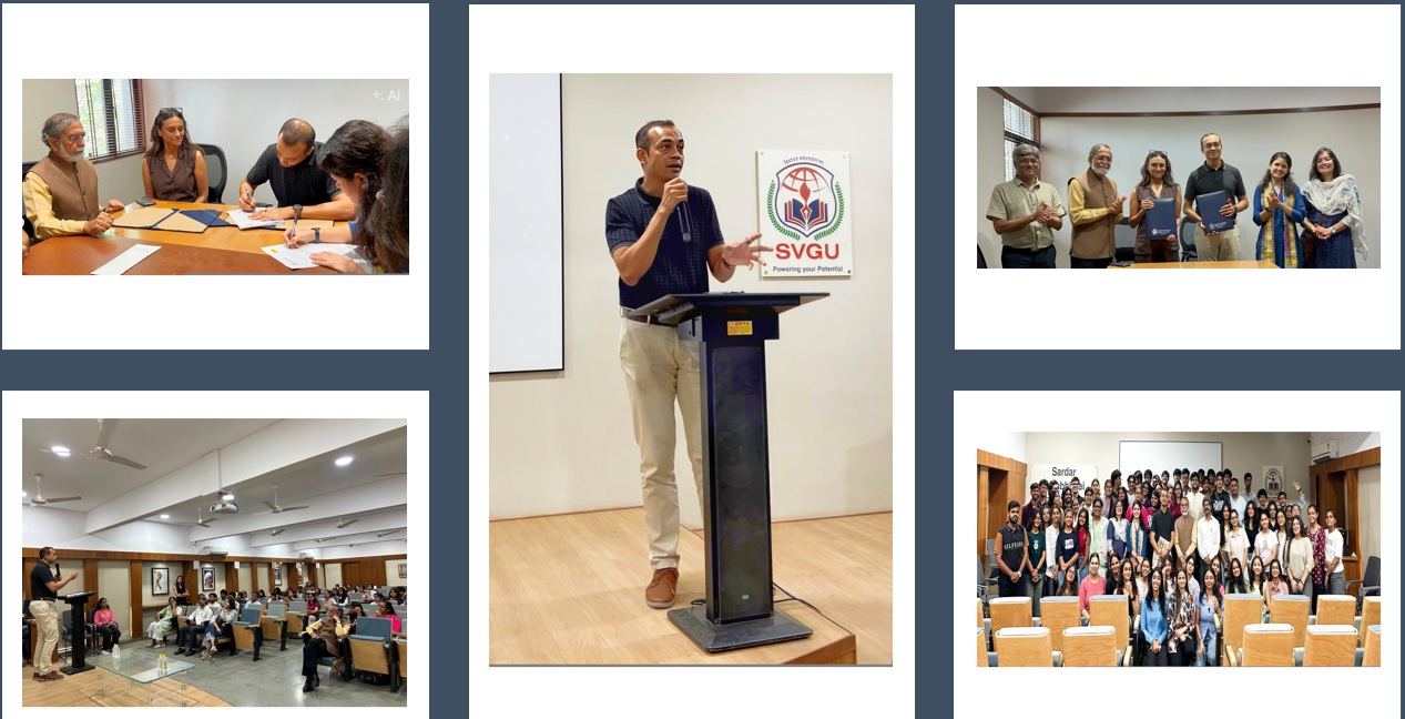 MoU and Interactive session with Mr. Abhishek Jain for BBA Students