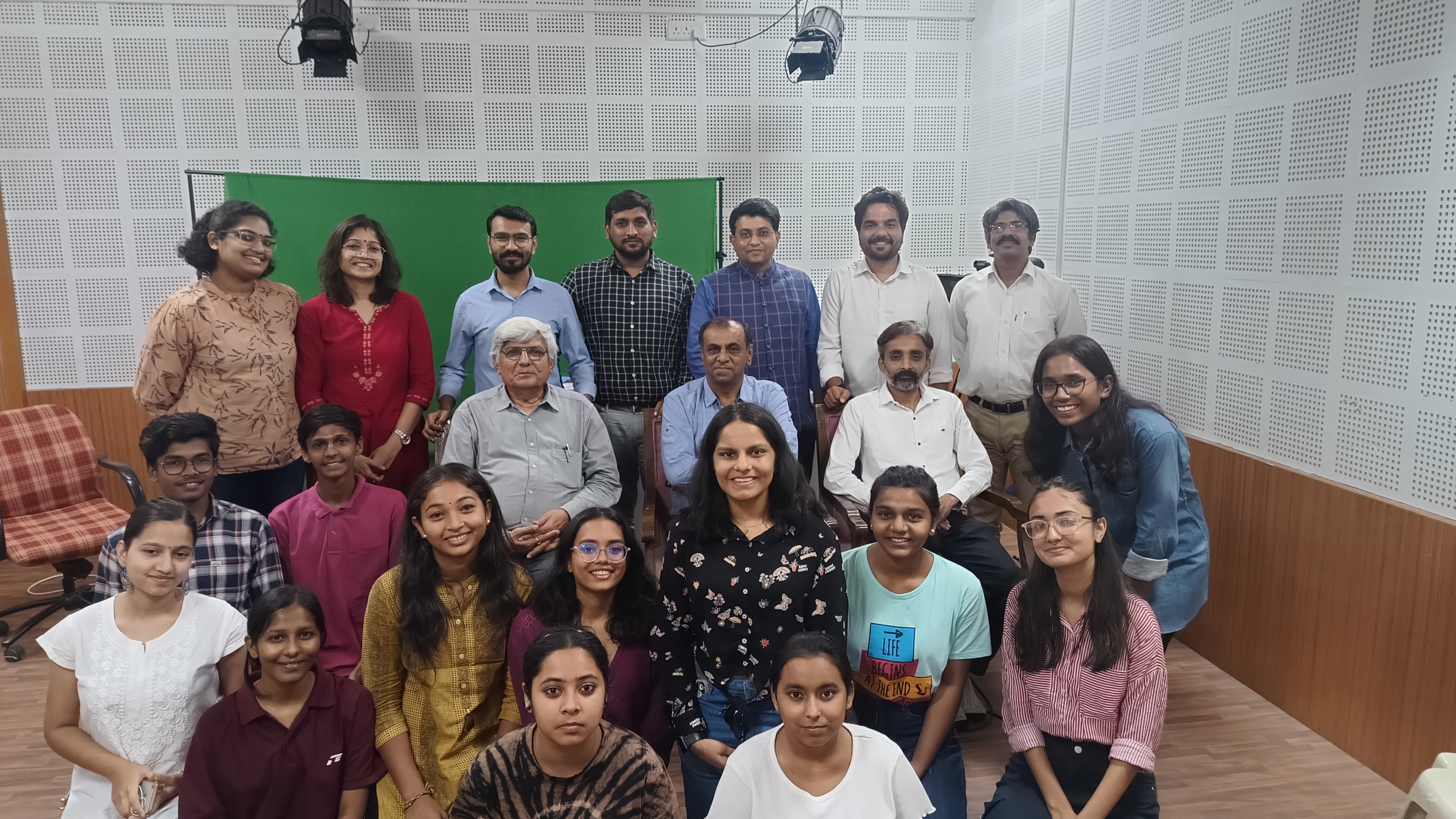 TV Anchoring Workshop for BA(M&C) and MA(M&C) Students