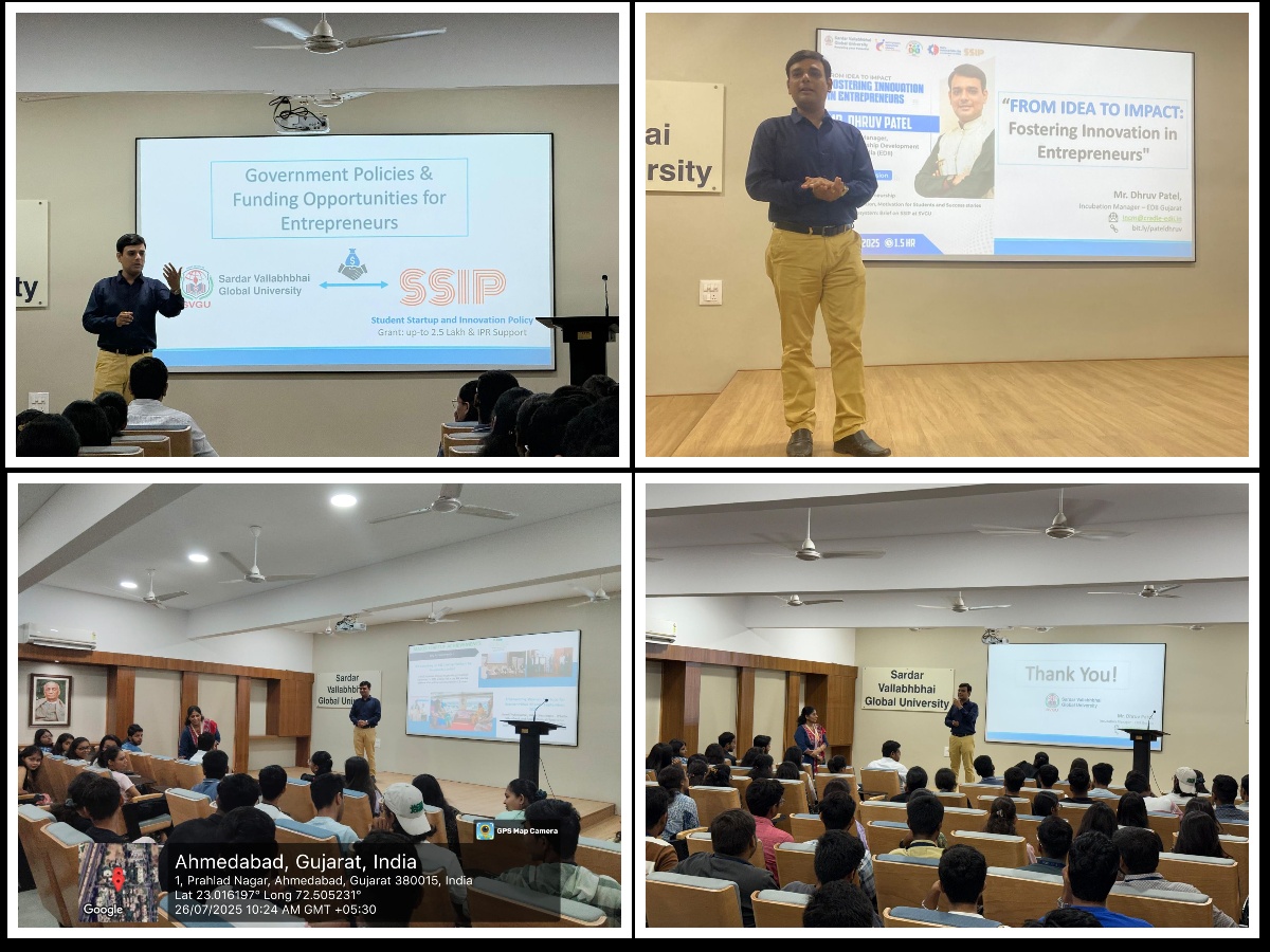session on “From Idea to Impact: Fostering Innovation in Entrepreneurs.” Organised by  IIC
