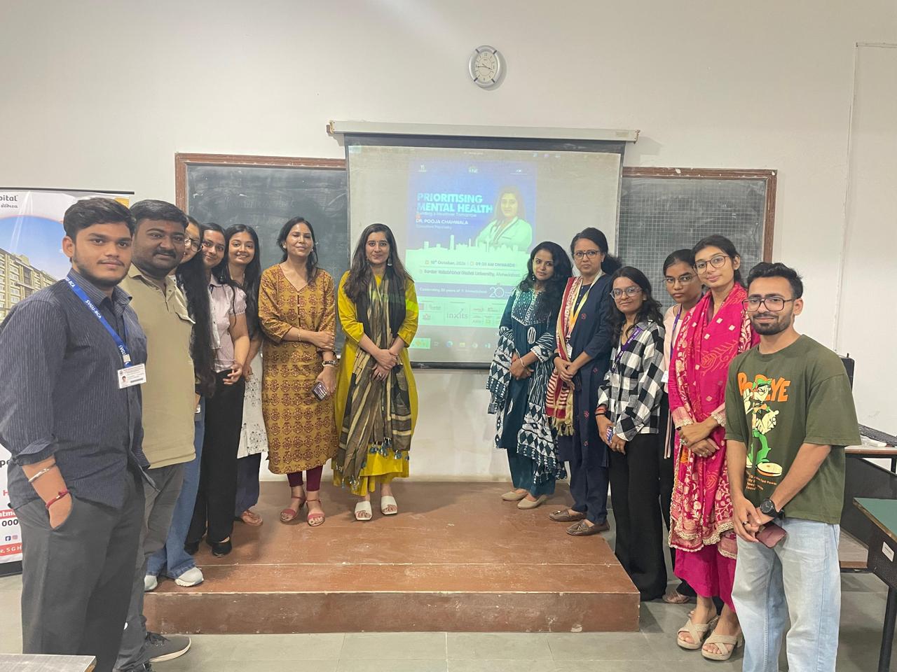 Session on "Prioritizing Mental Health”  by  Mental Health Club