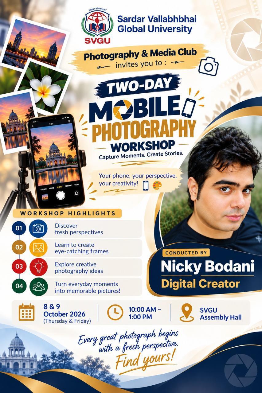 Mobile Photography Workshop organized by the Photography and Media Club — photo 1