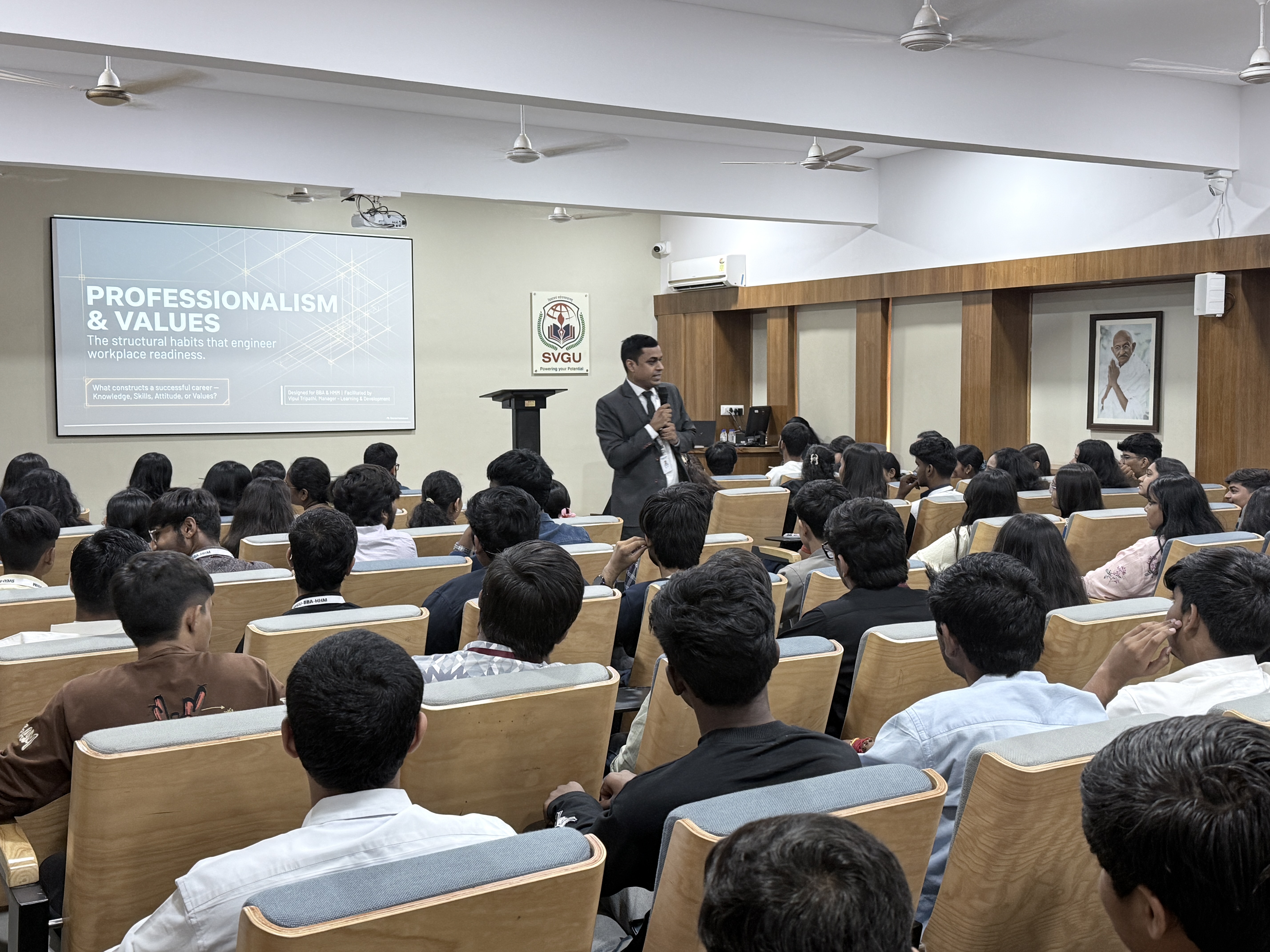 Session on “Professionalism & Values – Building Careers with Integrity, Purpose and Impact,” for BBA-HHM — photo 3