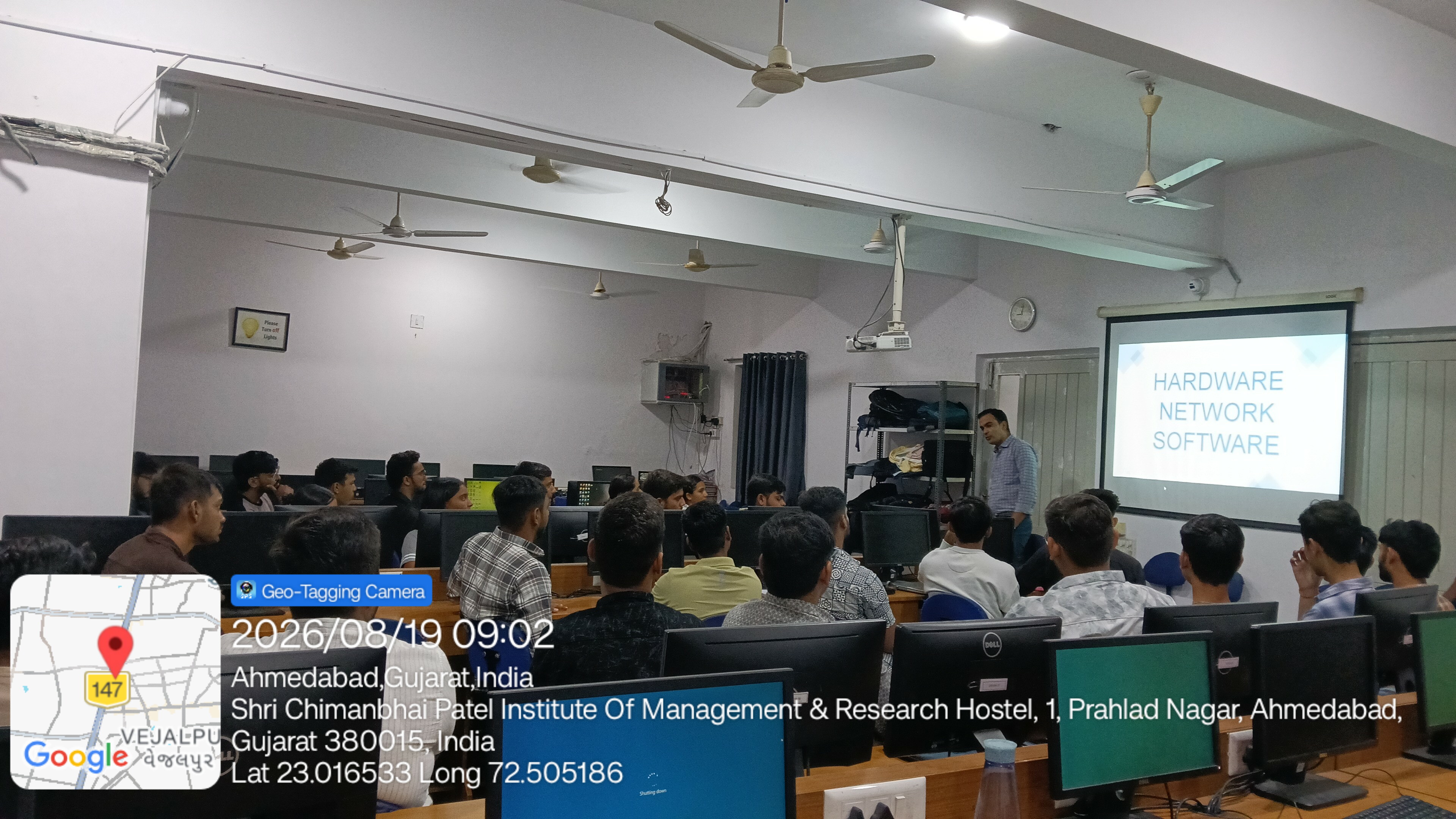 Workshop on Computer Hardware and Troubleshooting Successfully Organized for M.Sc. IT Students